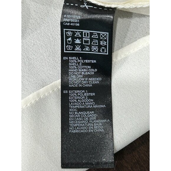 Forever 21 Womens White Sleeveless Top Crochet Lace Detail Boho Size Small - Picture 7 of 10